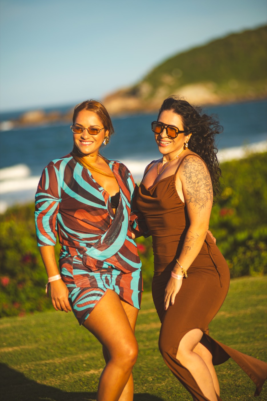 Fim de tarde no gramado do Maram